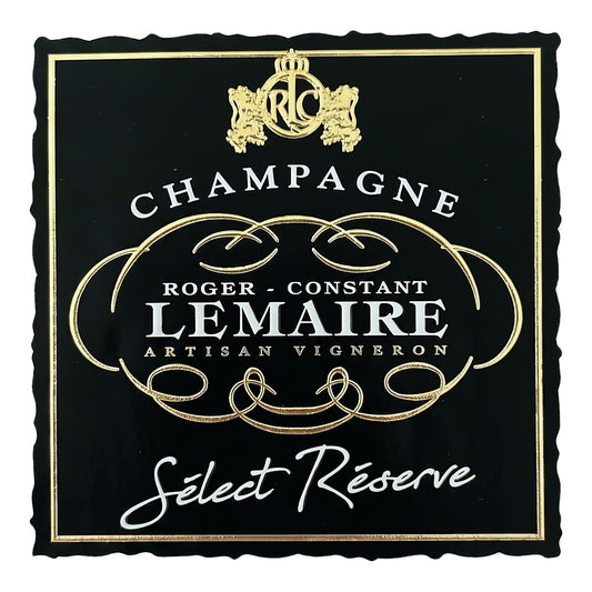 Etikett Champagne Roger-Constant Lemaire Sélect Réserve, Vorderseite