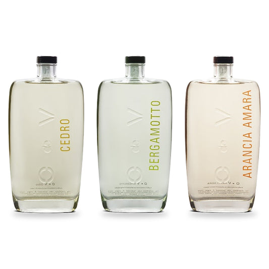 Wodka-Trio „Agrumi": O de V Citron, Bergamotte und Bitter Orange
