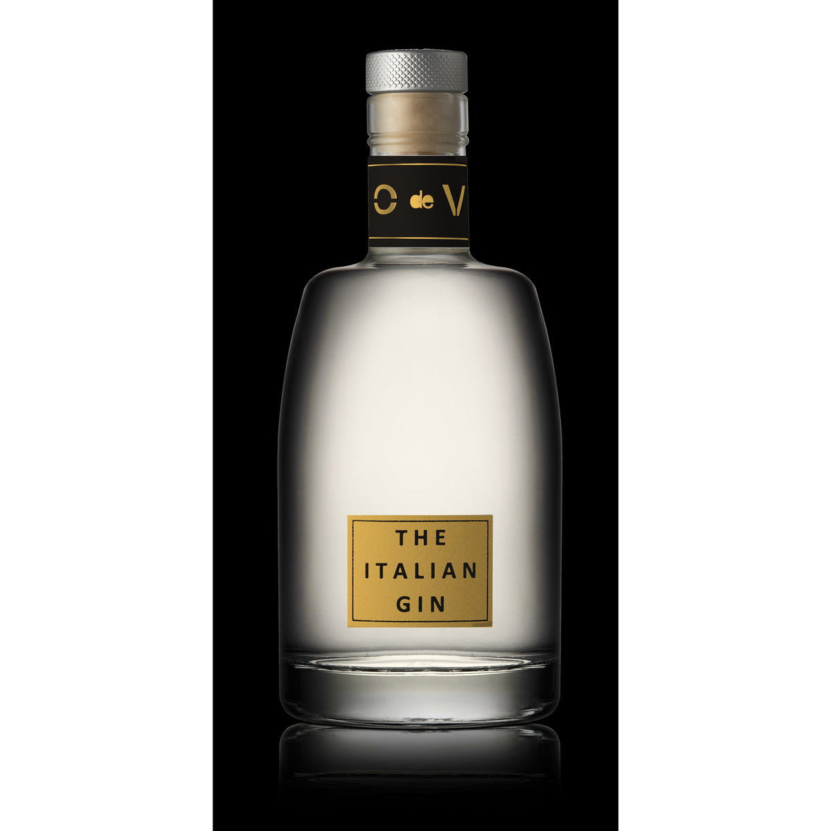 O de V Italian Dry Gin Black, Flasche
